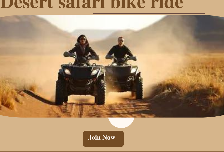 Desert Safari Bike Ride